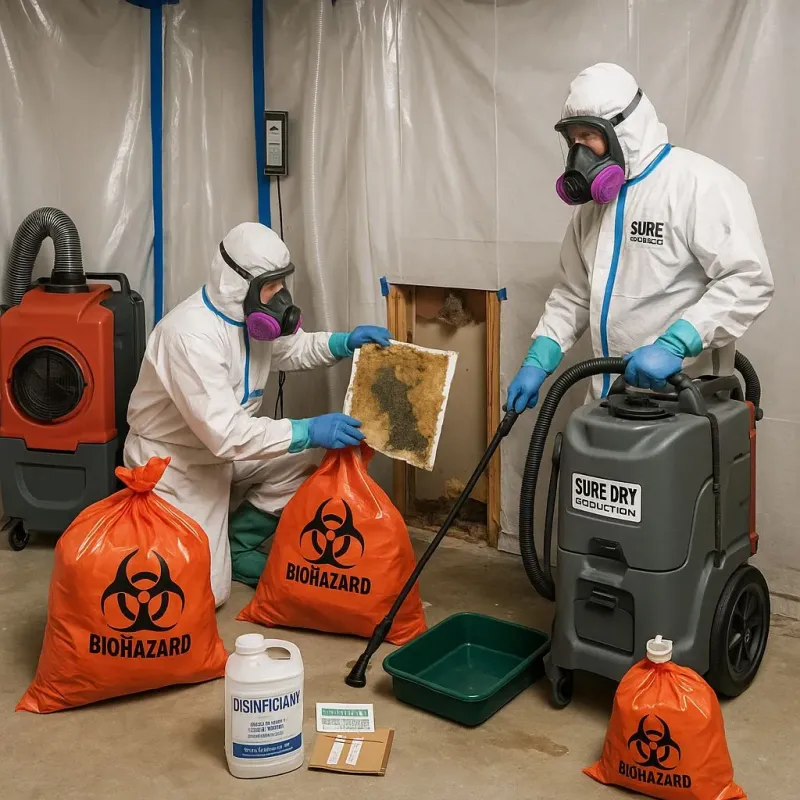 Contaminated Water Handling Protocols process in Dickey County, ND